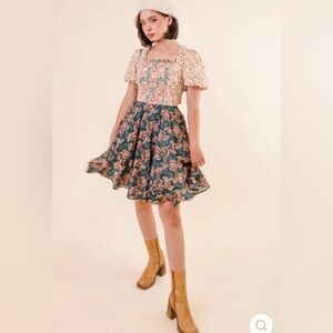 Ivy City Co ORIGINAL Flowers for All Dress-NWT